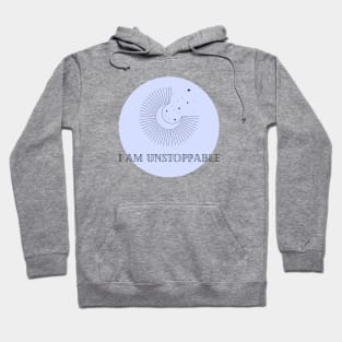 Affirmation Collection - I Am Unstoppable (Blue) Hoodie